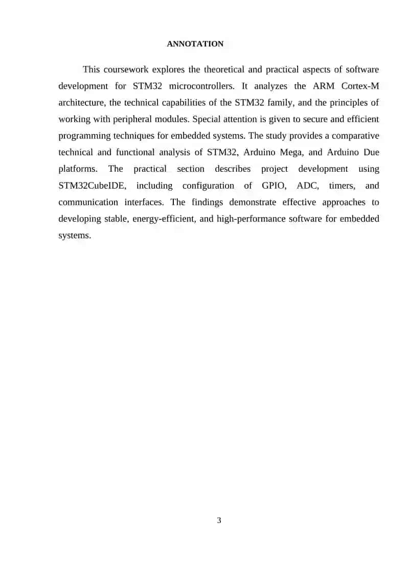 STM32 MIKROKONTROLLERLARIDA DASTURIY TA’MINOT ISHLAB CHIQISH 3