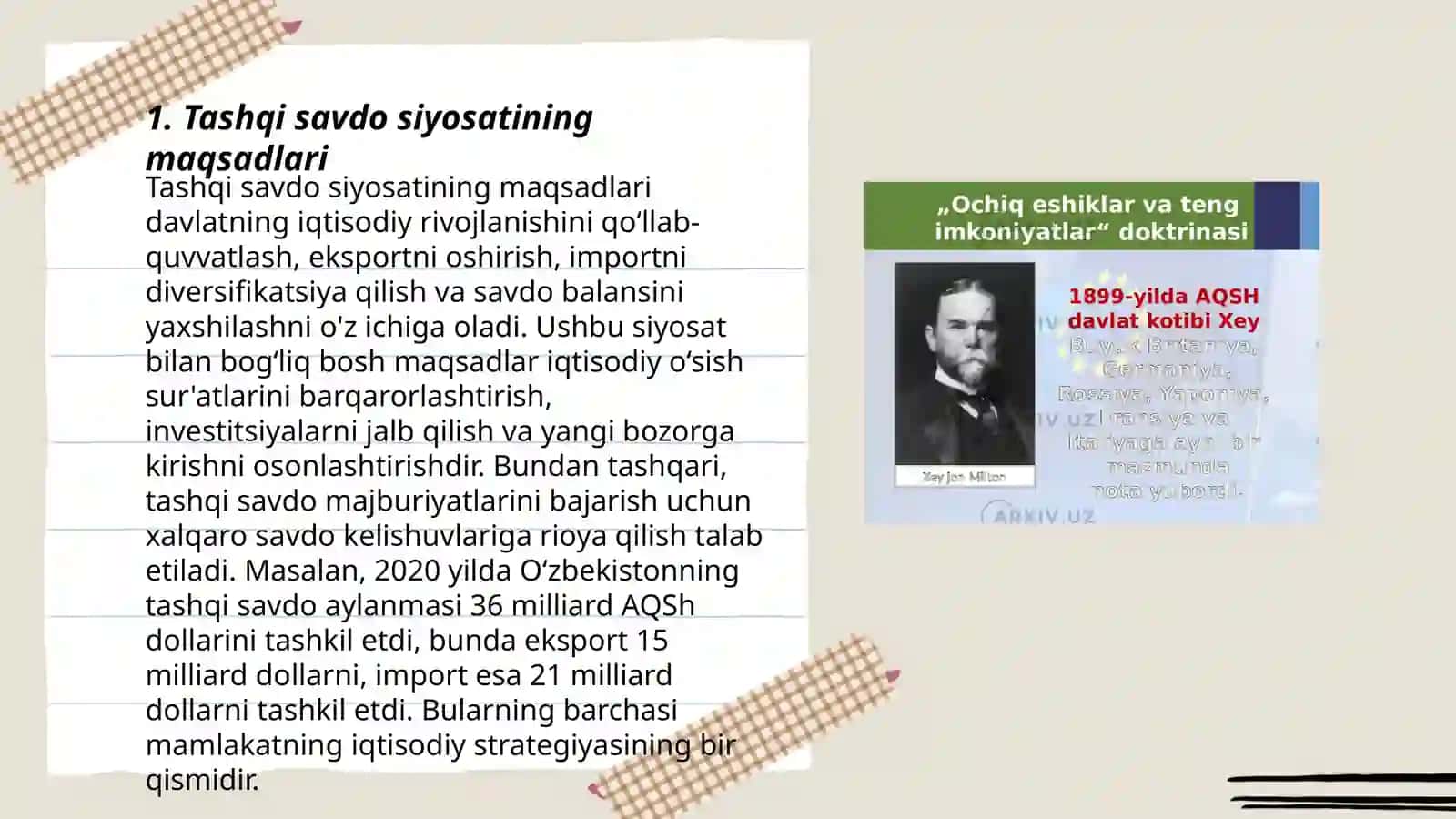 Tashqi savdo siyosati 3