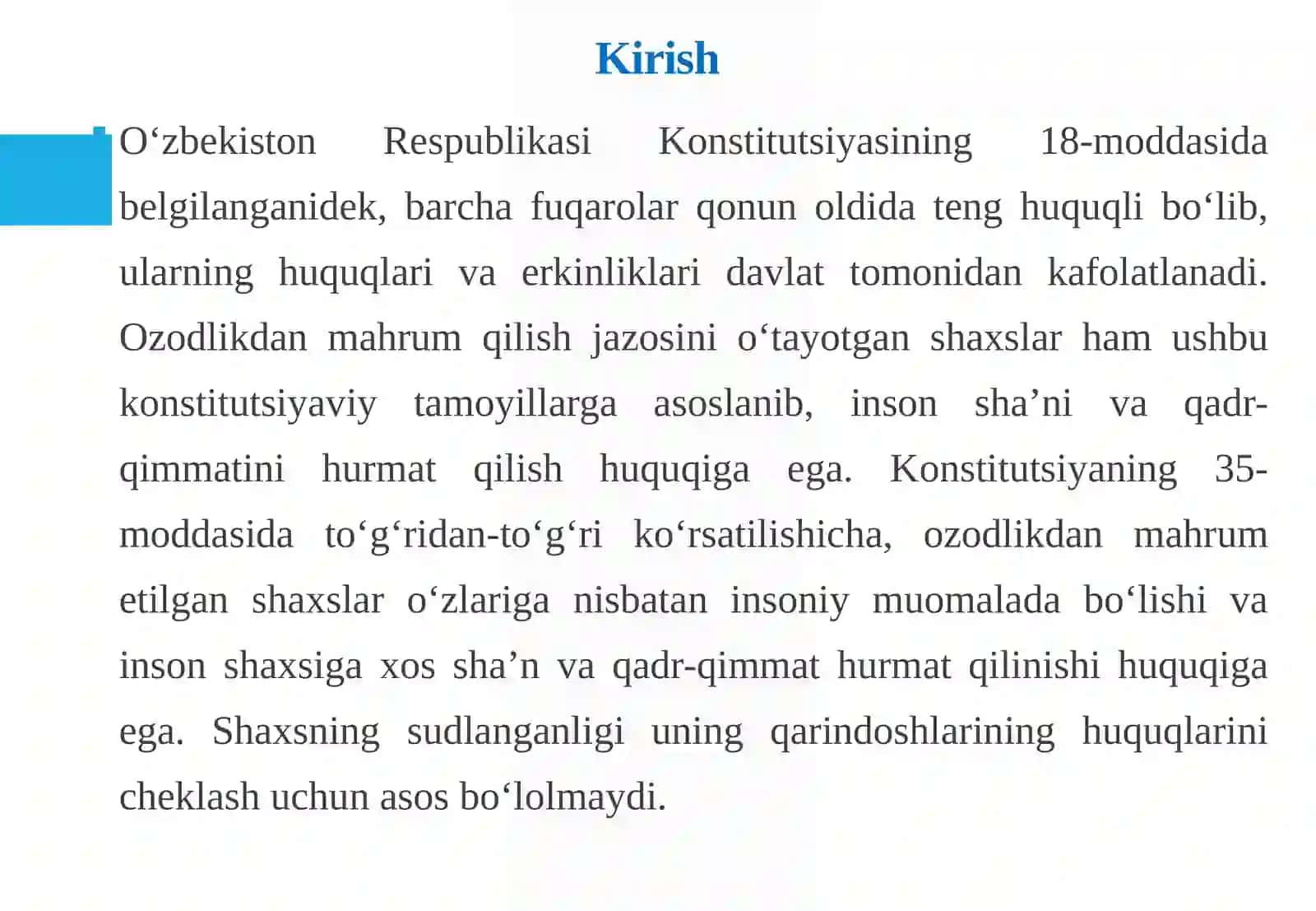 Ozodlikdan Mahrum Qilish Jazosi 3