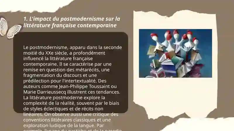 La littérature française contemporaine 3