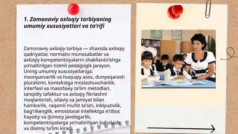 Zamonaviy axloqiy tarbiyaning yutuqlari va kamchiliklari 3