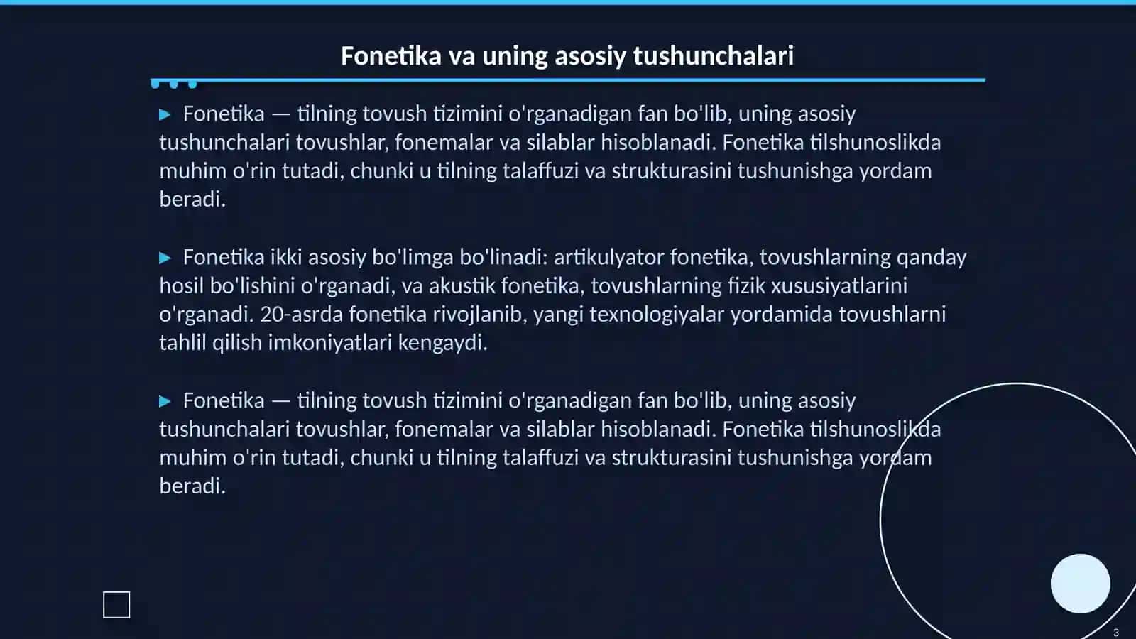 Fonetik jarayon 3