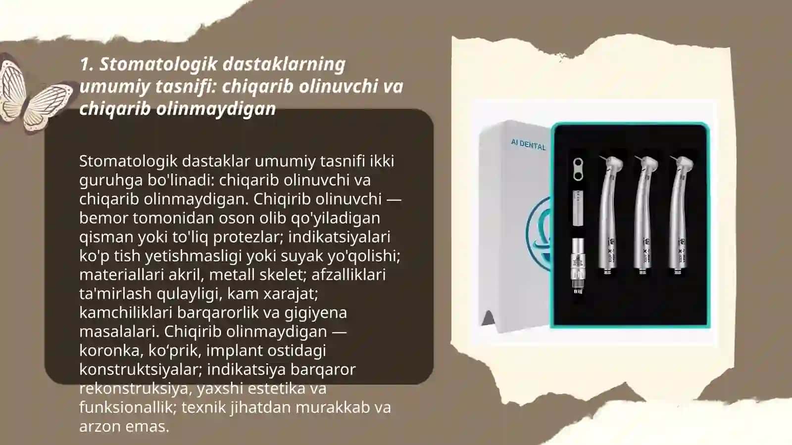 Stomatologik dastaklarni farqlash 3