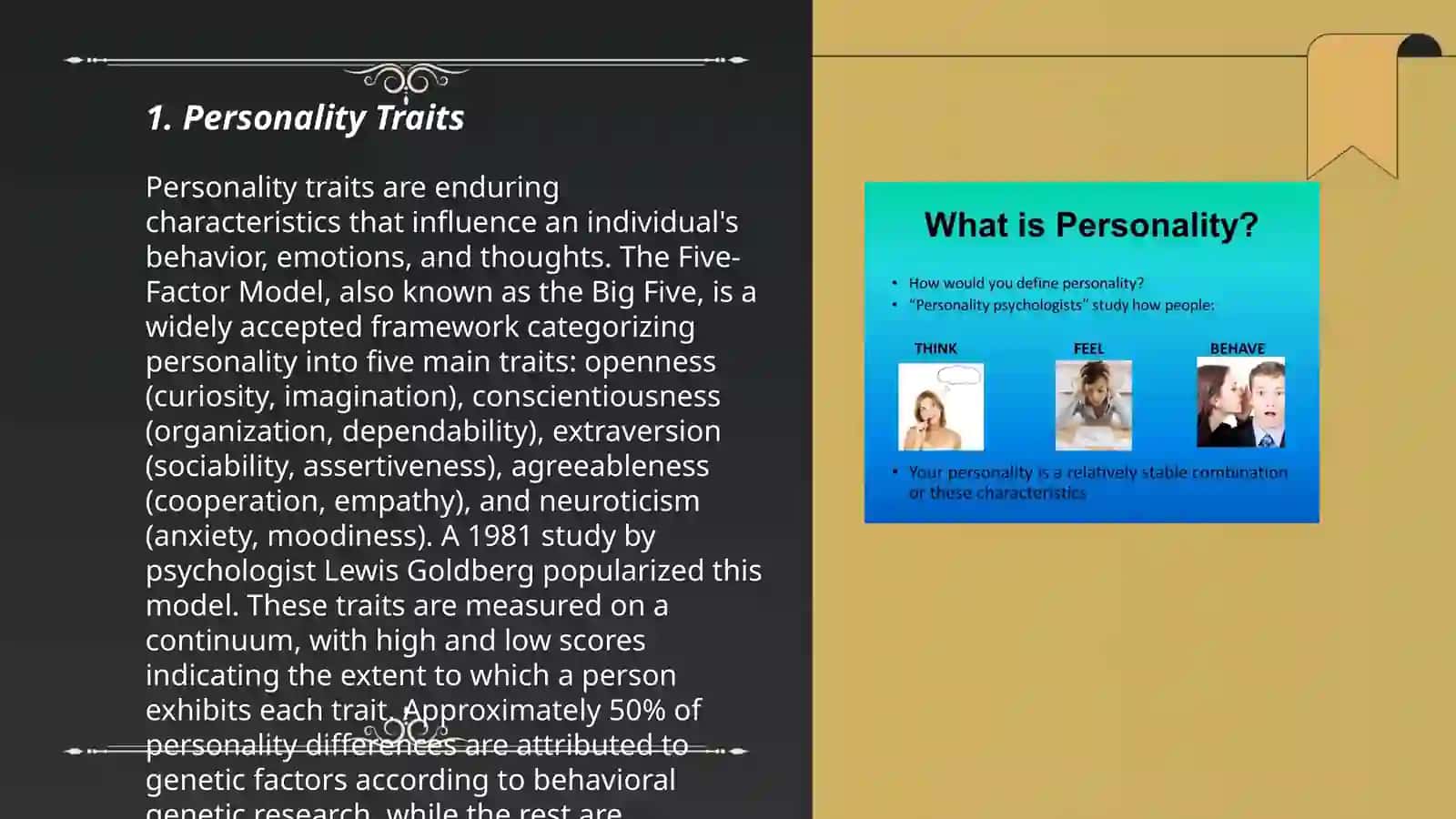 Person and personality 3
