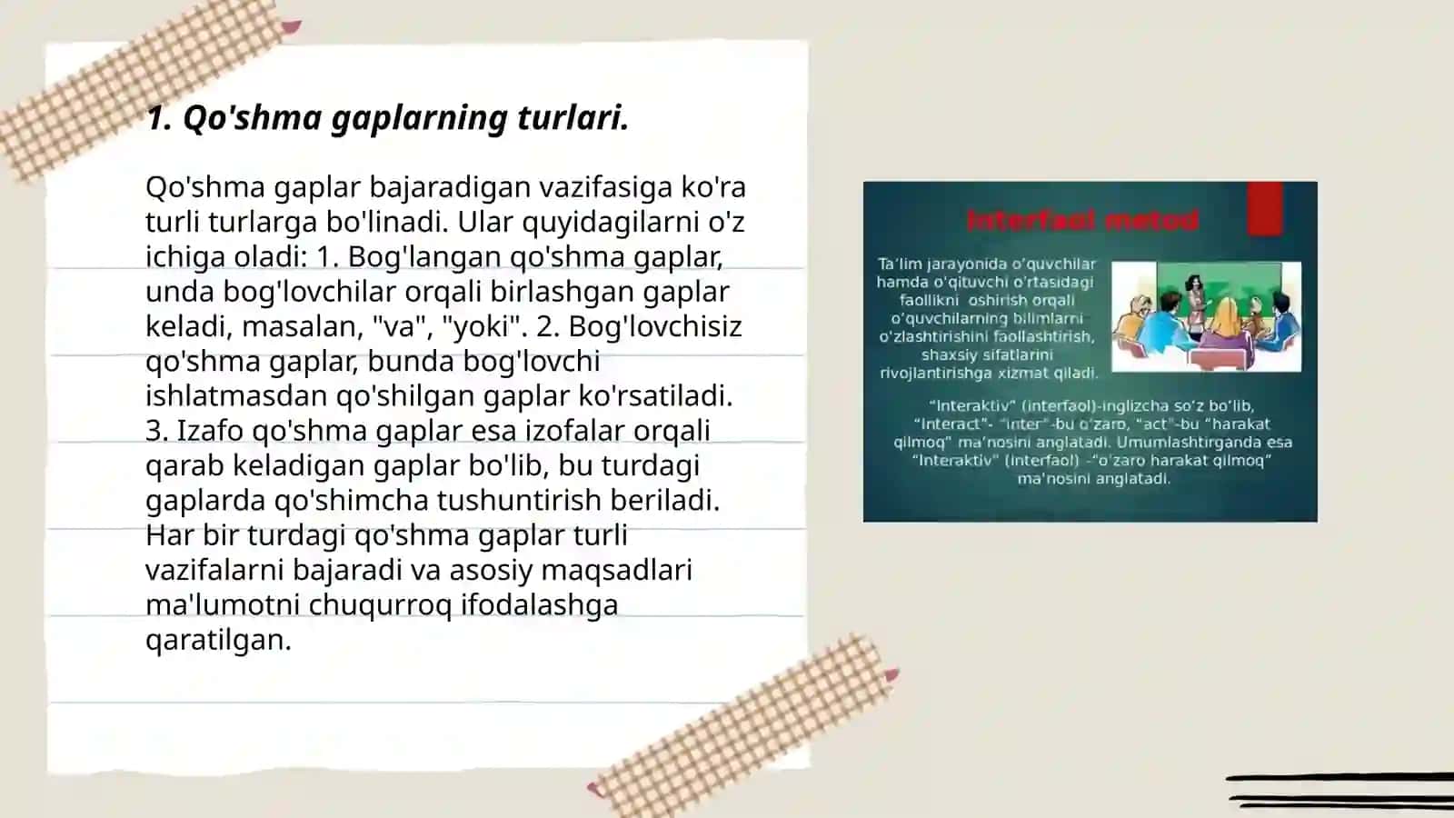 Qo'shma gapning turlari 3