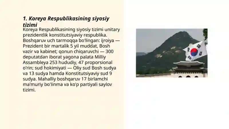 Koreya Respublikasining siyosiy tizimi 3