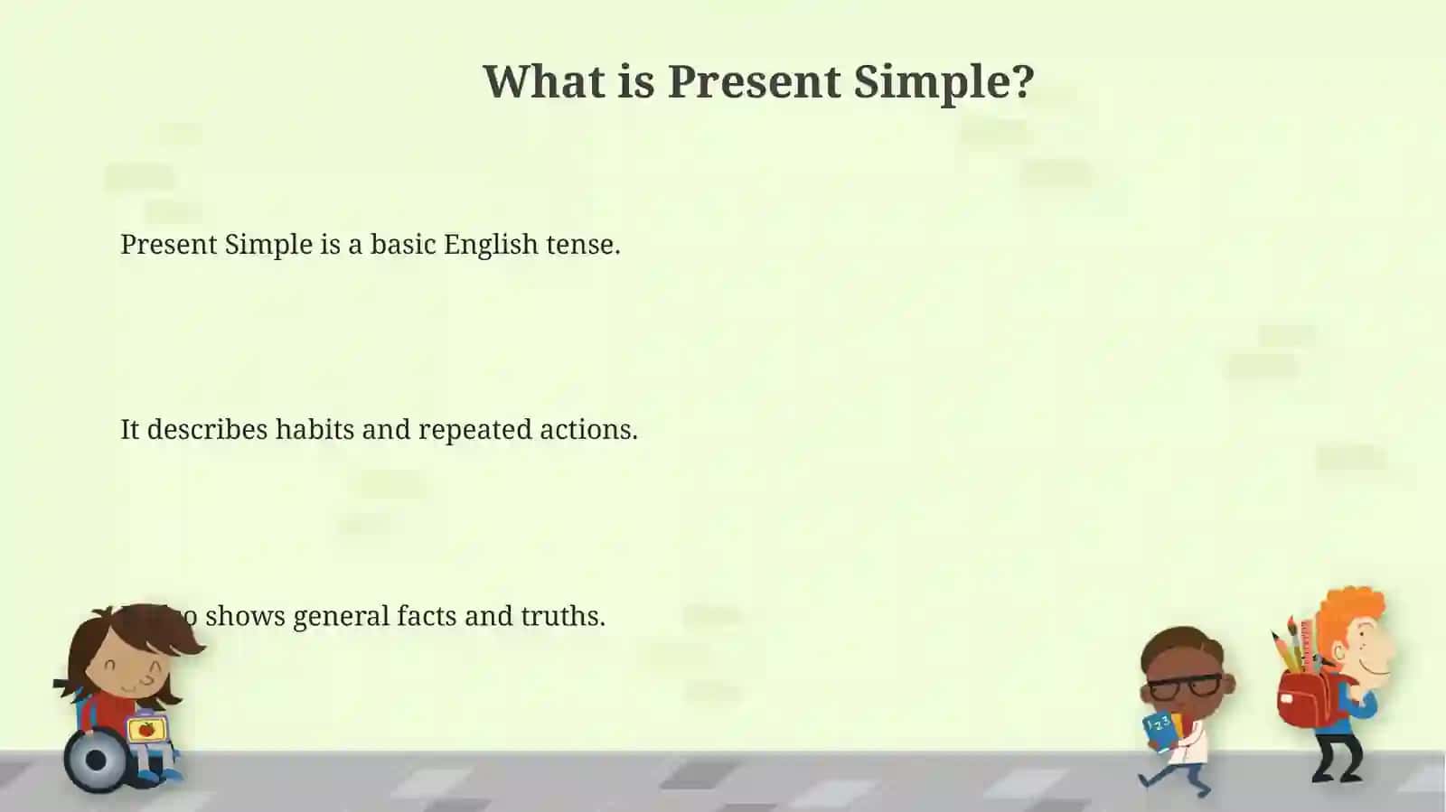 Present simple 3