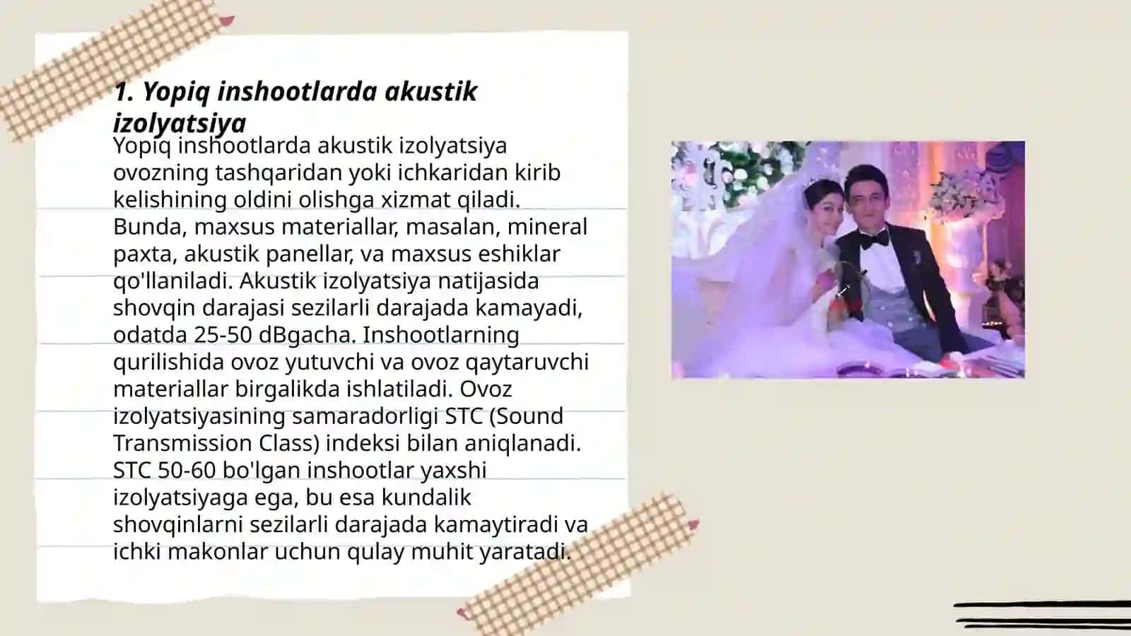 Yopiq inshootlarda akustik izolyatsiya 3