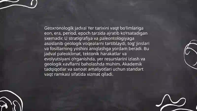 Geoxronologik jadval 3