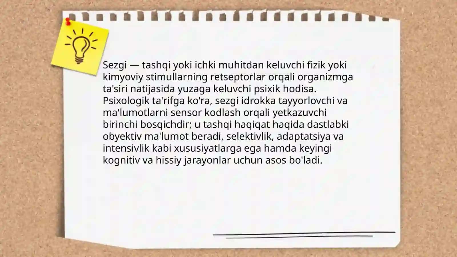 Sezgi va uning turlari 3