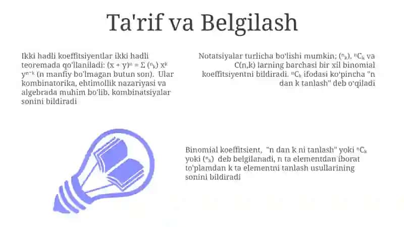 Binomial koeffitsentlar 3
