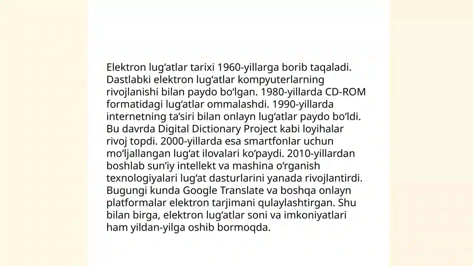 Elektron luģatlar yaratish 3