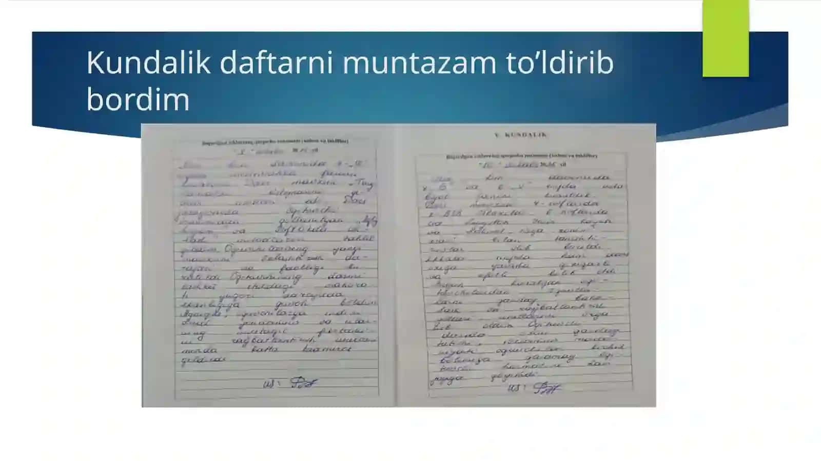 Malakaviy amaliyot fanidan taqdimot 3