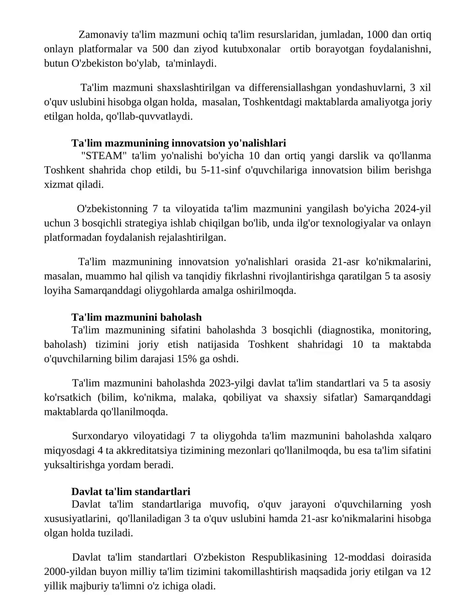 Ta'lim mazmunining shakllanishi 3