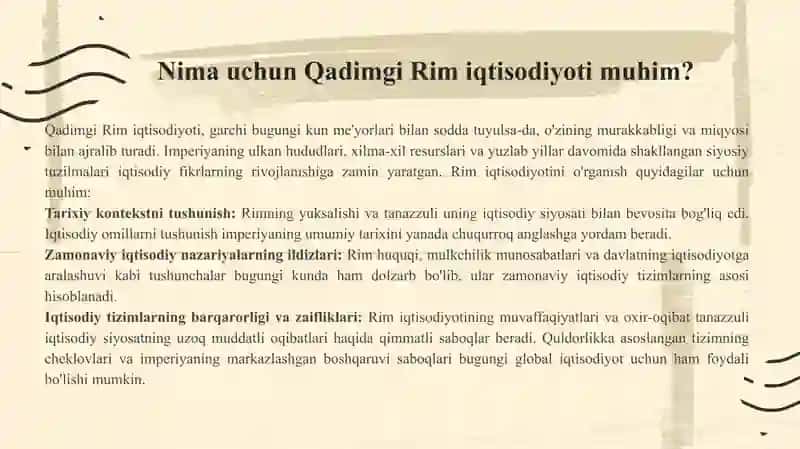 Qadimgi dunyo iqtisodiy g'oyalari. 3