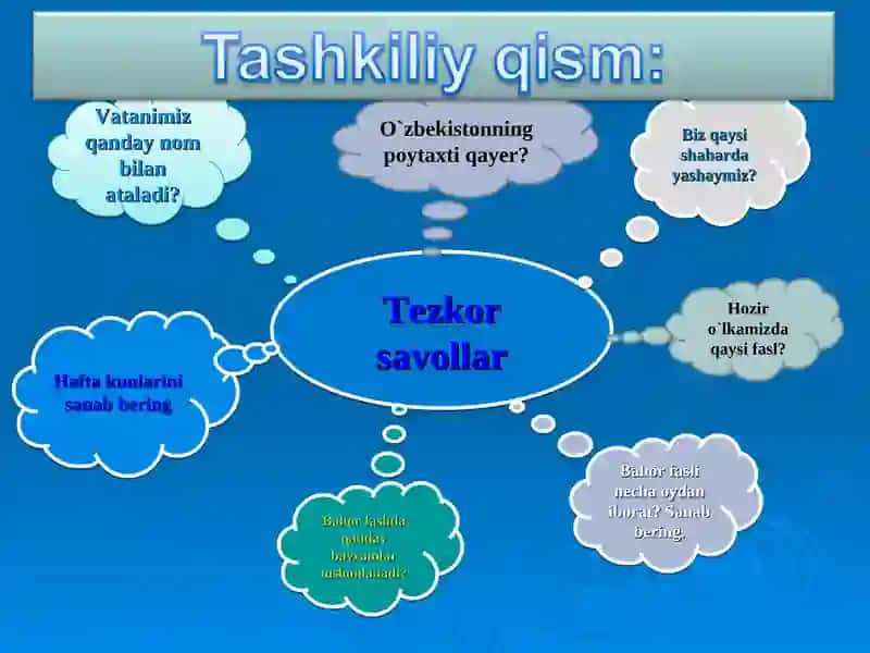 O`zbekistonning qanday nom bilan ataladi? 3