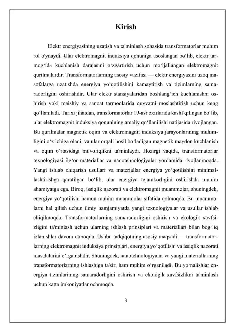 TRANSFARMATORLAR 3