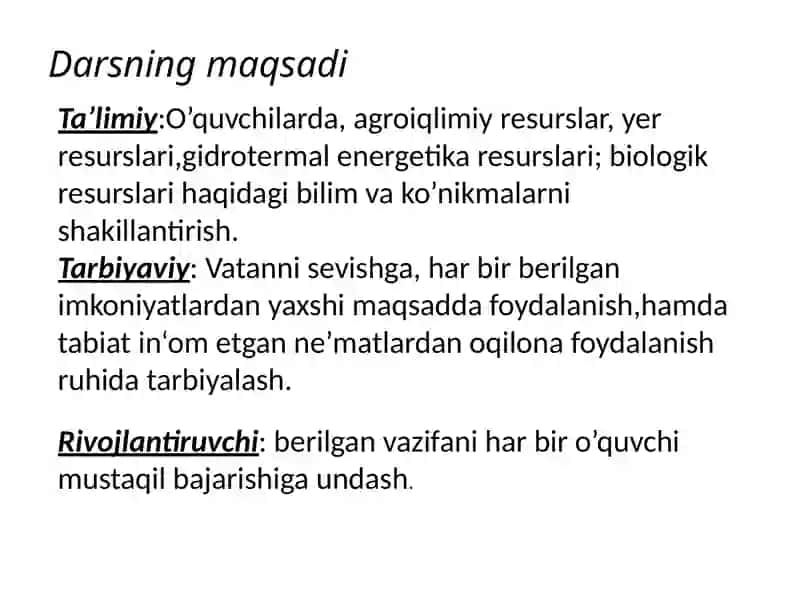 Tabiiy resurslar geografiyasi 3