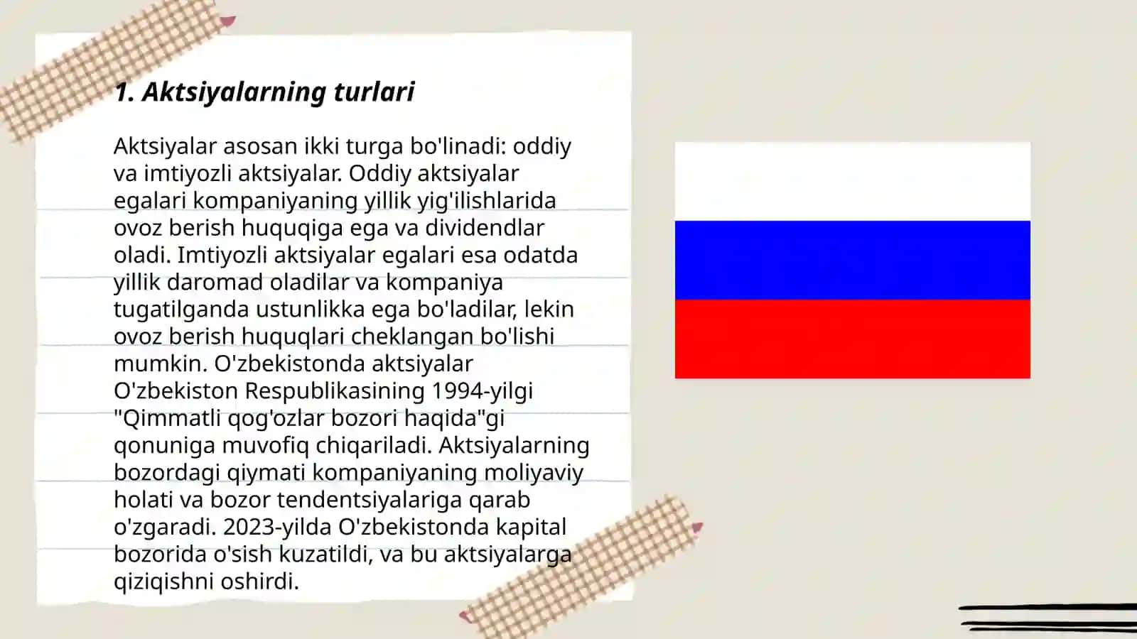 Aktsiyalar va obligatsiyalar 3