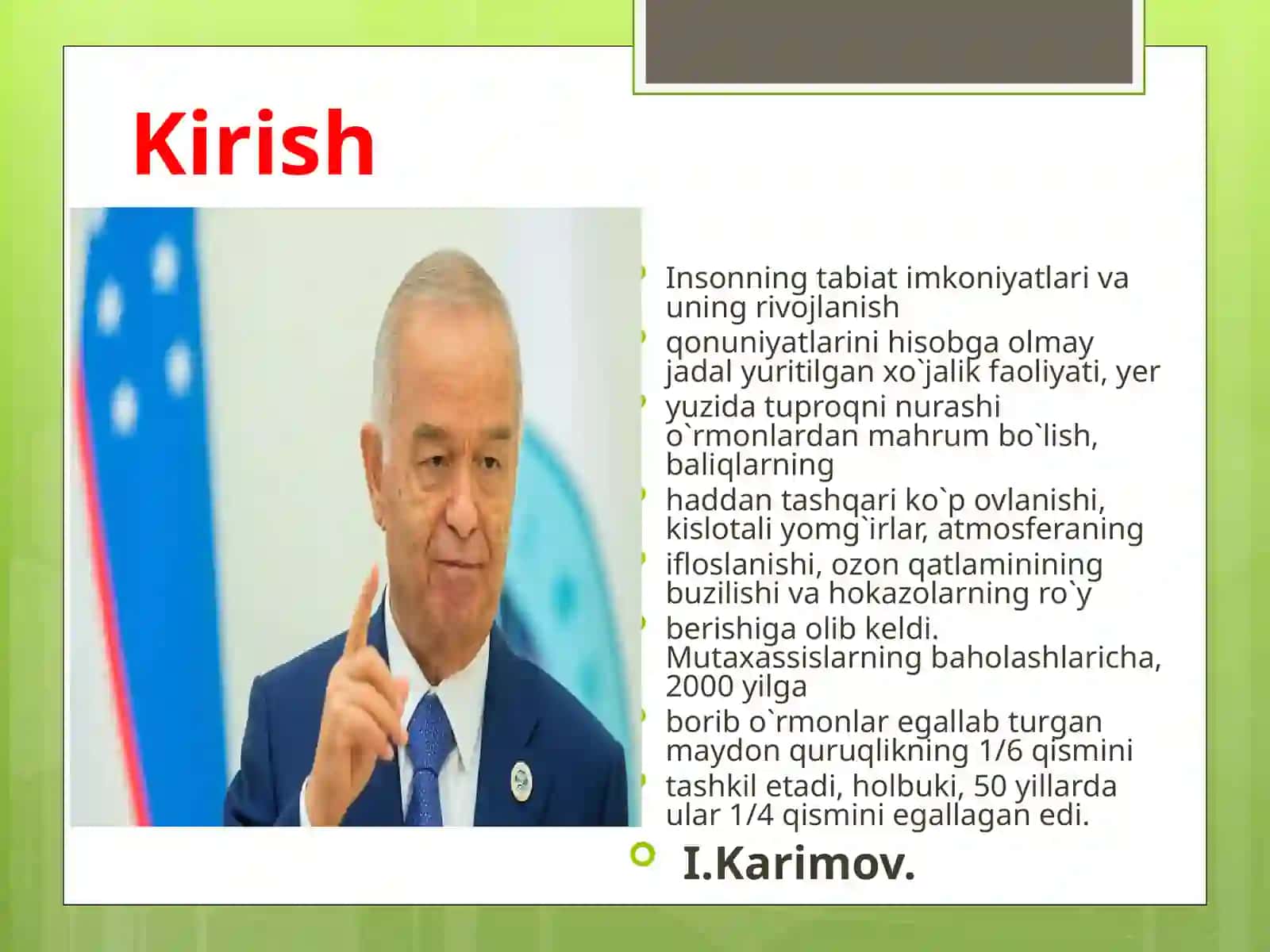 Inson va tabiat o'rtasidagi munosabat 3
