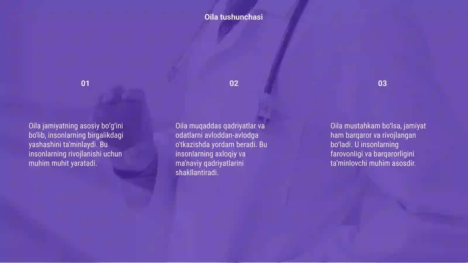 Oila jamiyatning asosiy boʼgʼini 3