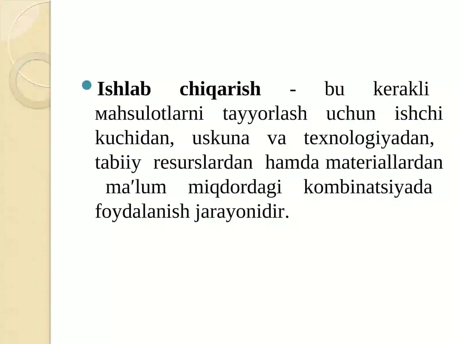 ISHLAB CHIQARISH NAZARIYASI 3