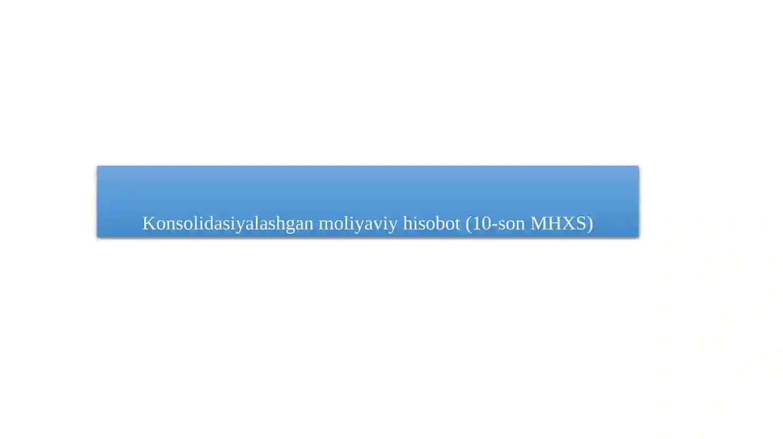 Konsolidatsiyalashgan foyda yoki zarar va boshqa umumlashgan daromad to'g'risidagi hisobot 3