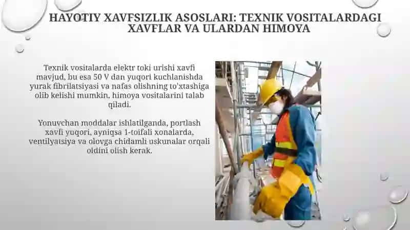 Hayot faoliyati xavfsizligi asoslari 3