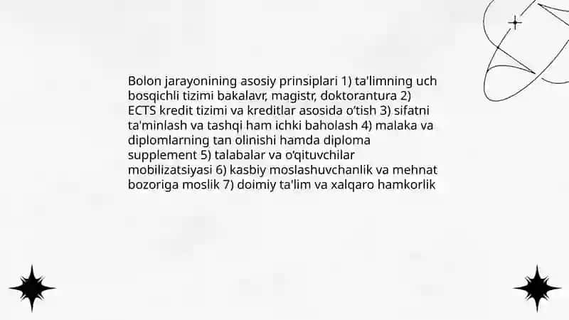 Oliy talim va Bolon jarayonlari 3