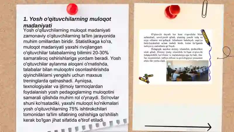 Yosh o'qituvchilarning muloqot madaniyati 3
