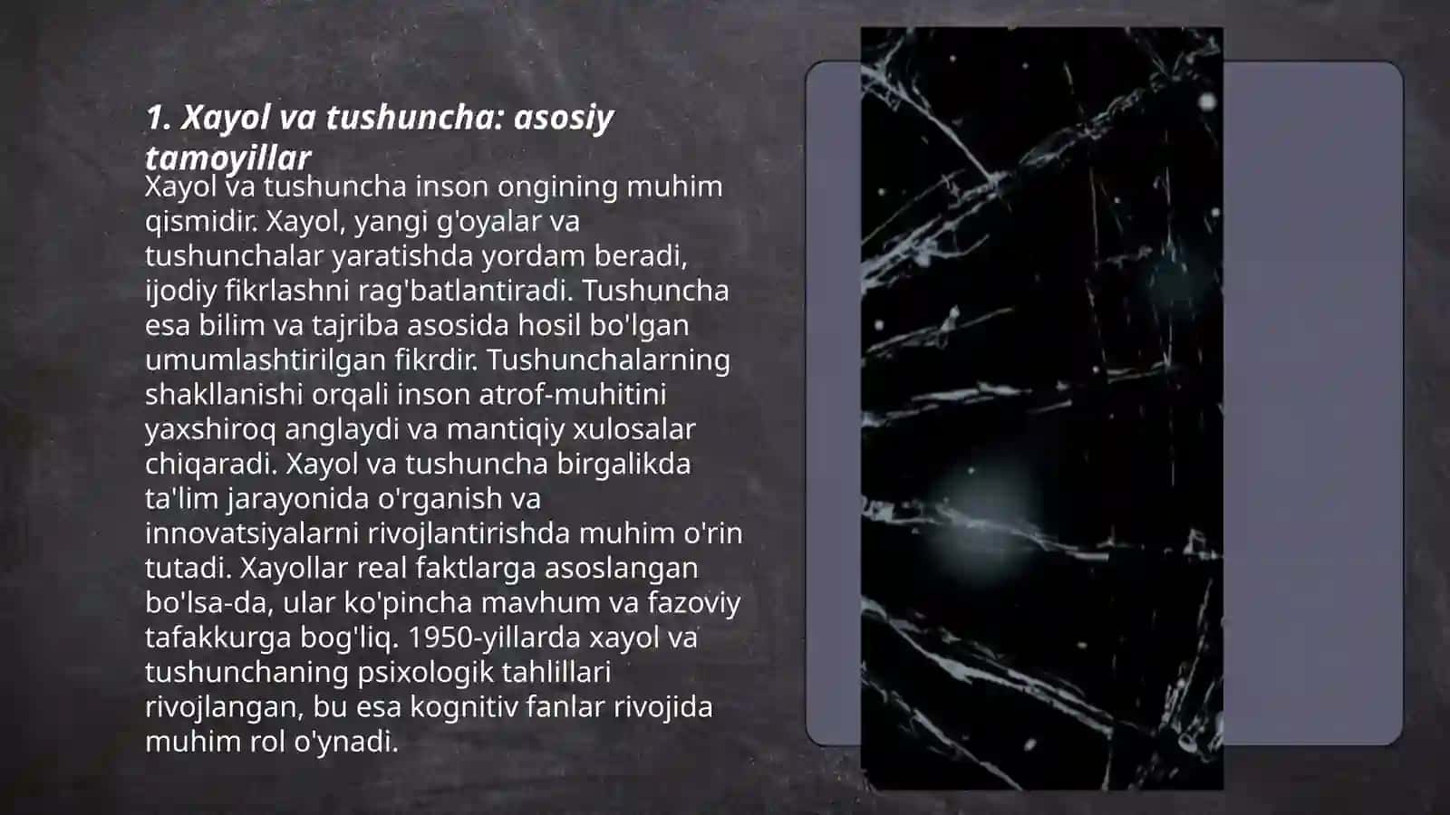 Xayol va tushuncha 3