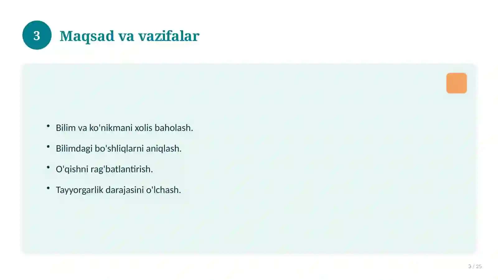Informatika fanidan 8-sinf: mavzulashtirilgan nazorat ishi va tahlil 3