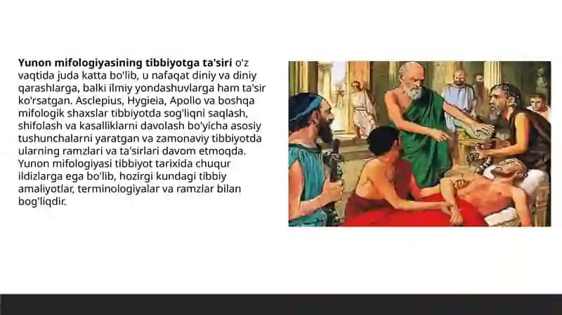 Yunon mifologiyasi Tibbiyotdagi siri 3