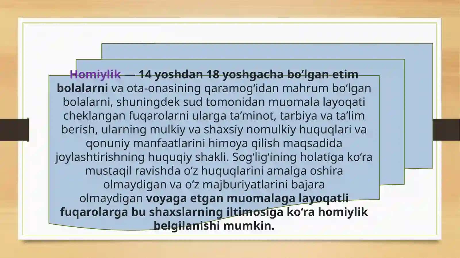 Vasiylik va homiylik 3