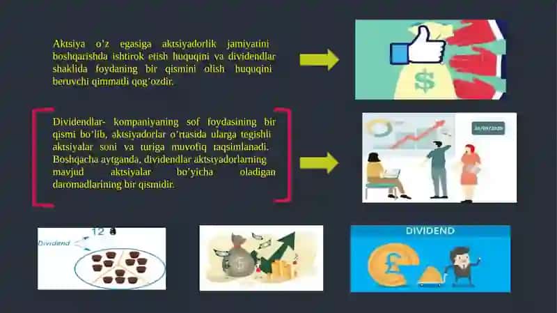 KORPORATSIYALARDA DIVIDENDSIYOSATI 3
