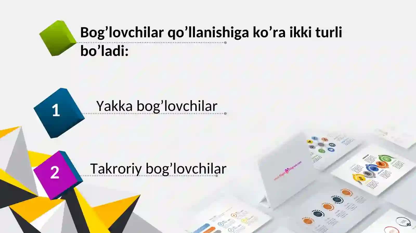 Bog’lovchilar haqida ma’lumot 3