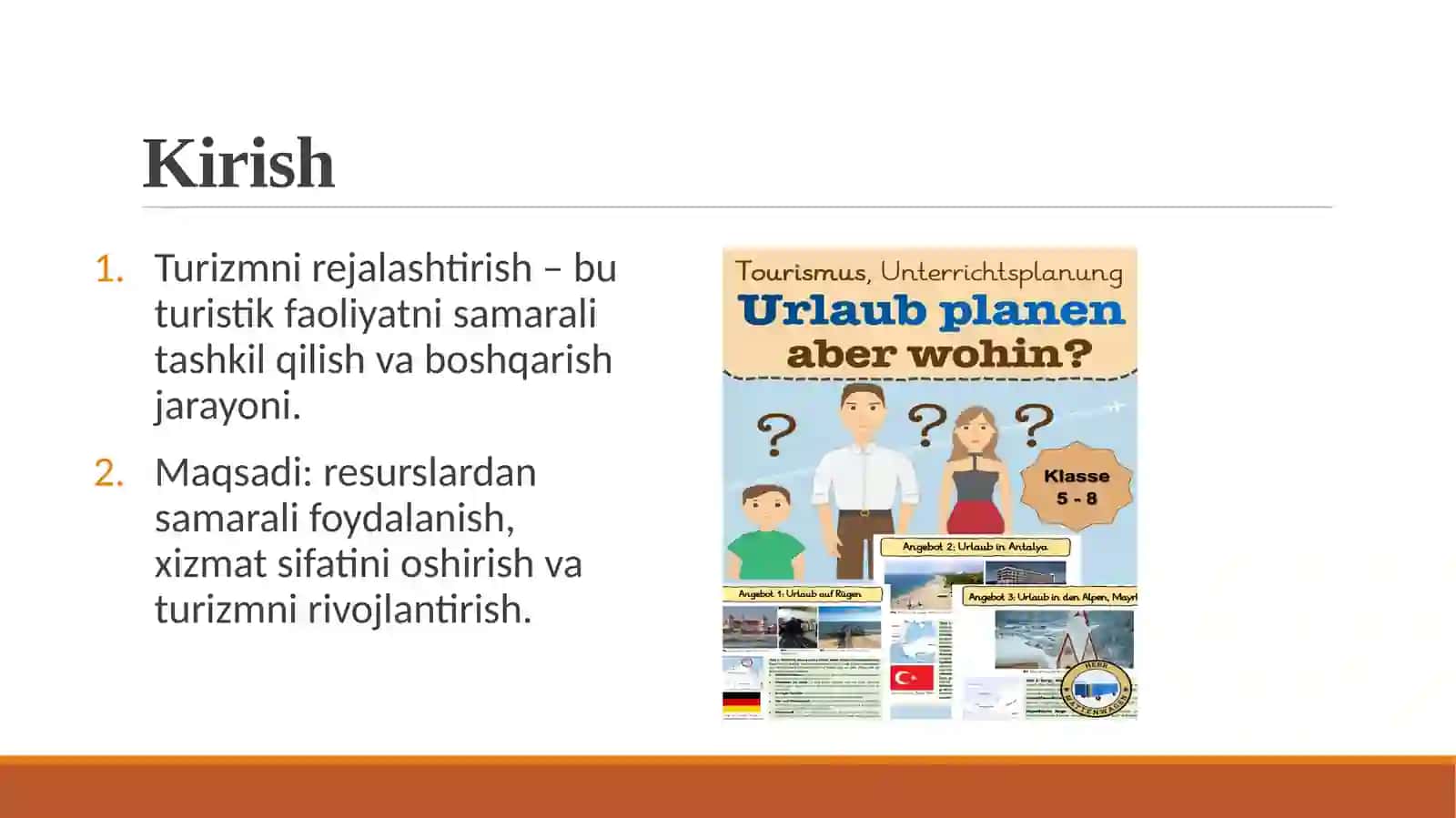 Turizm Nirejalashtirish 3