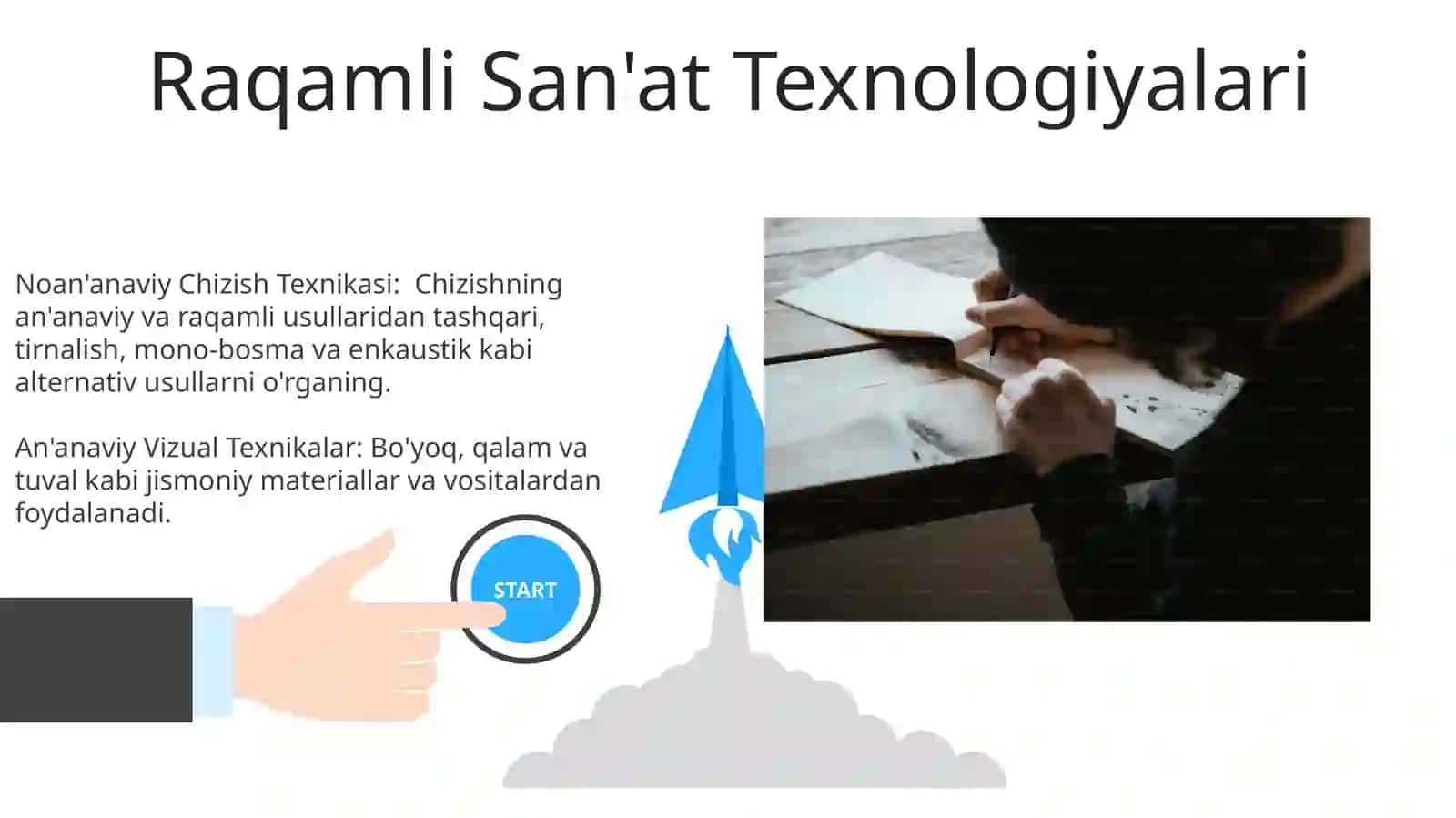 An'anaviy Vizual Texnikalar va Ularning Qoidalari 3
