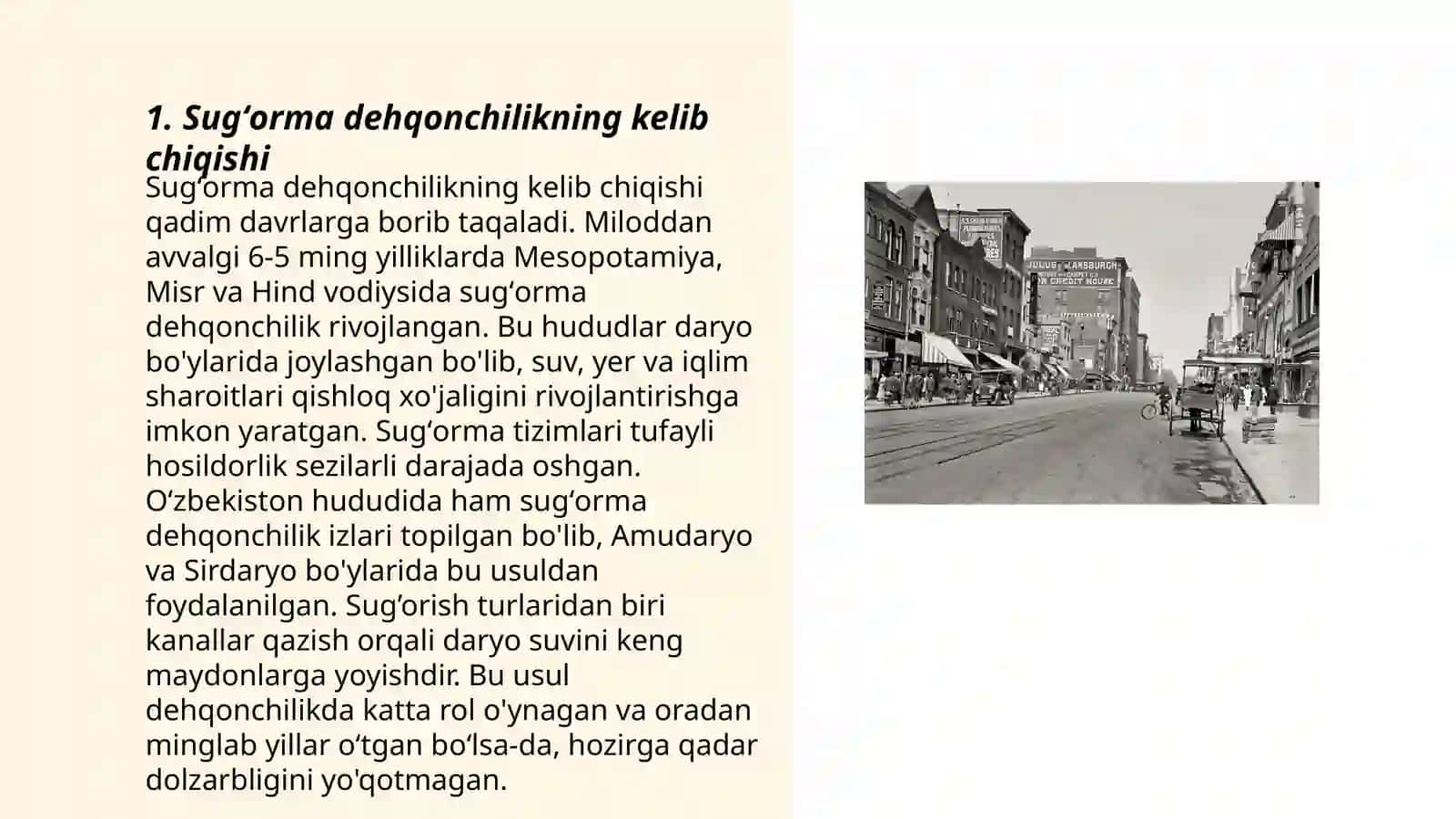 Buyuk tarixiy daryolar havzasidagi sugʻorma dehqonchilik sivilizatsiyasi 3