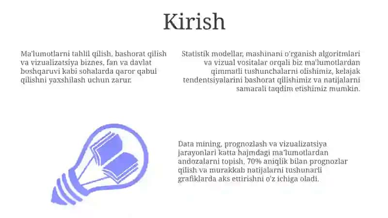 Ma'lumotlarni tahlil qilish asoslari 3