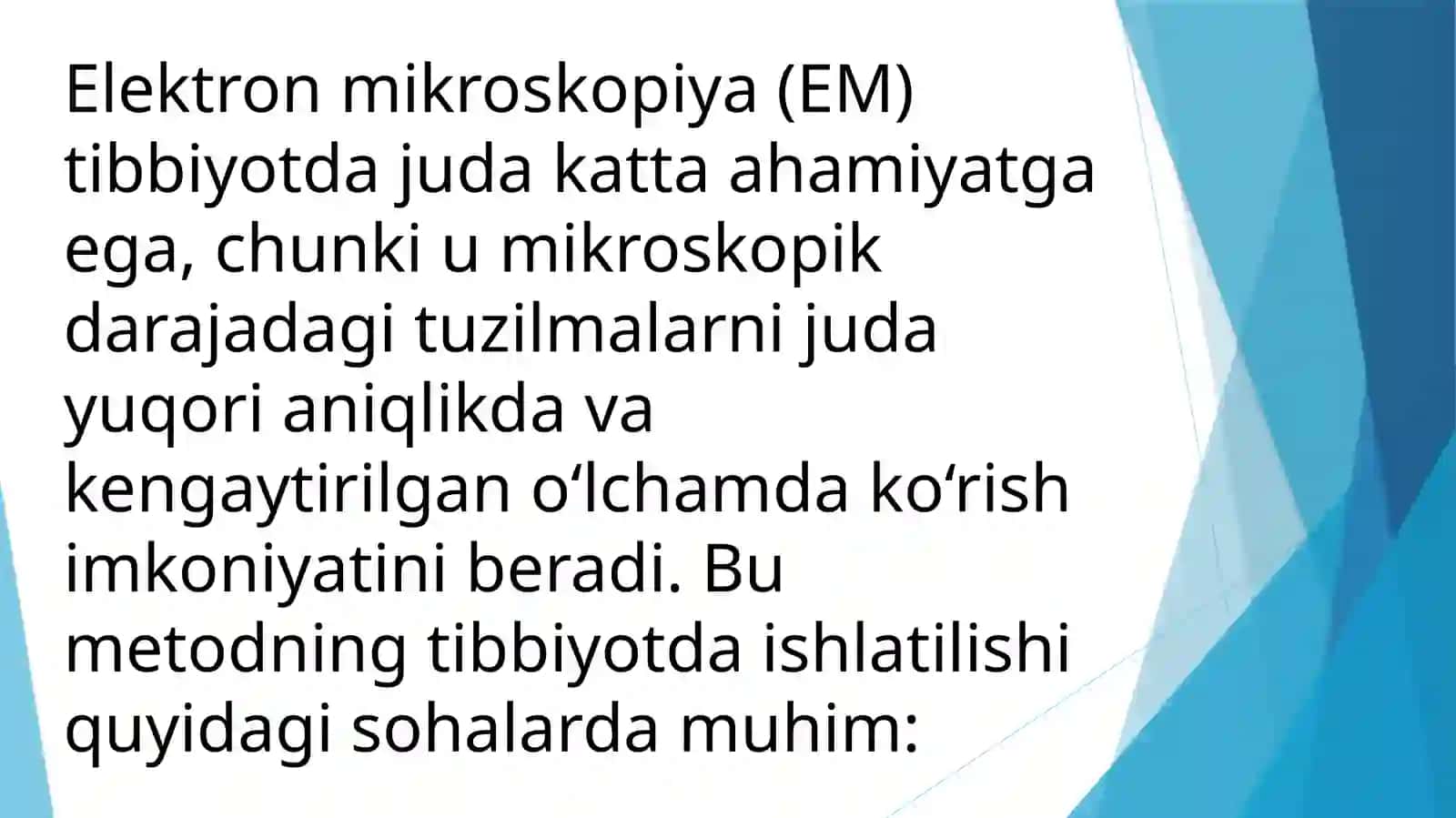 ELEKTRONMIKRoSKOPIATIBBIYOTDAGI AHAMIYATI 3