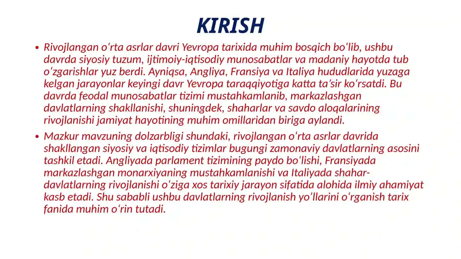 Rivojlangano‘rtaasrlar davri 3
