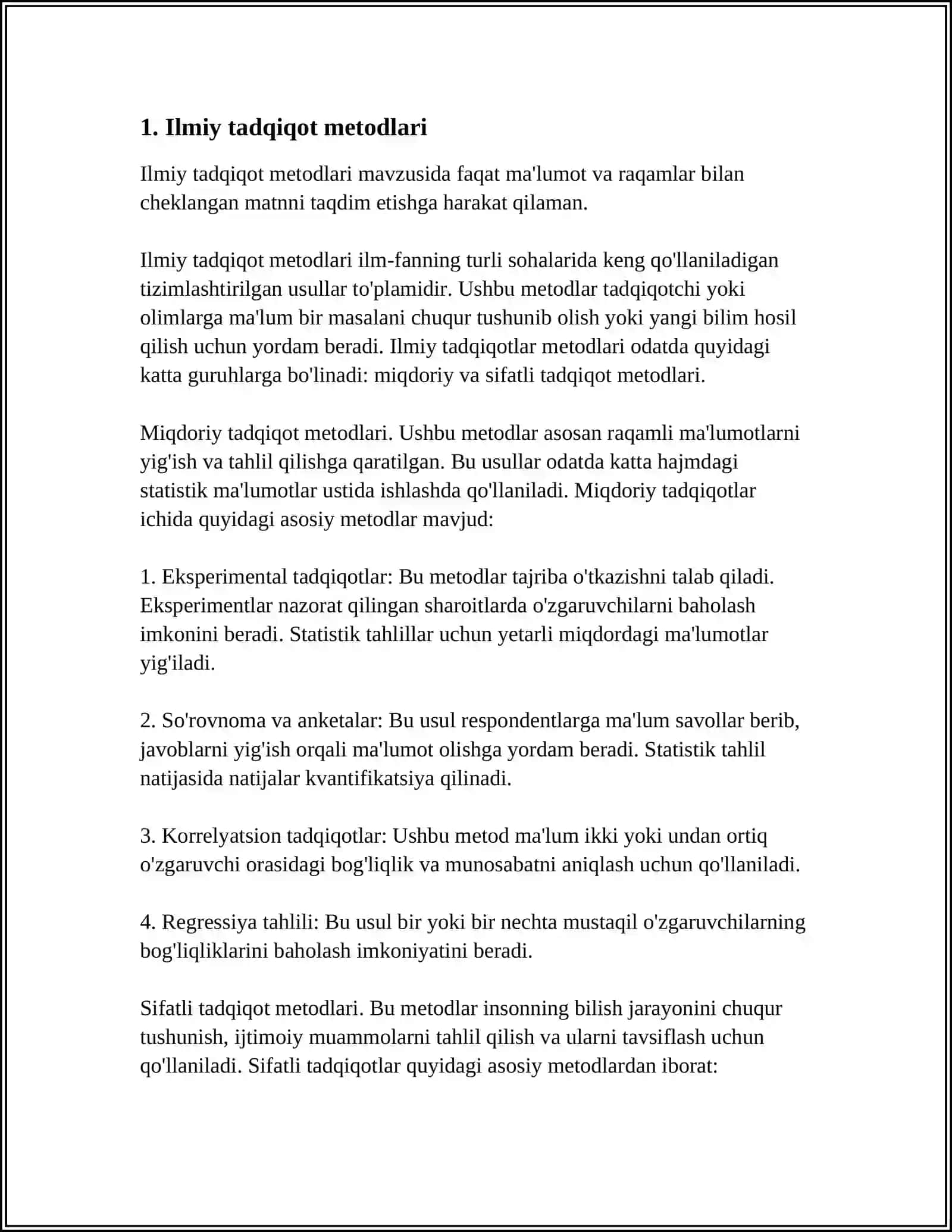 DASTLABKI ILMIY TADQIQOT YOZISH 3