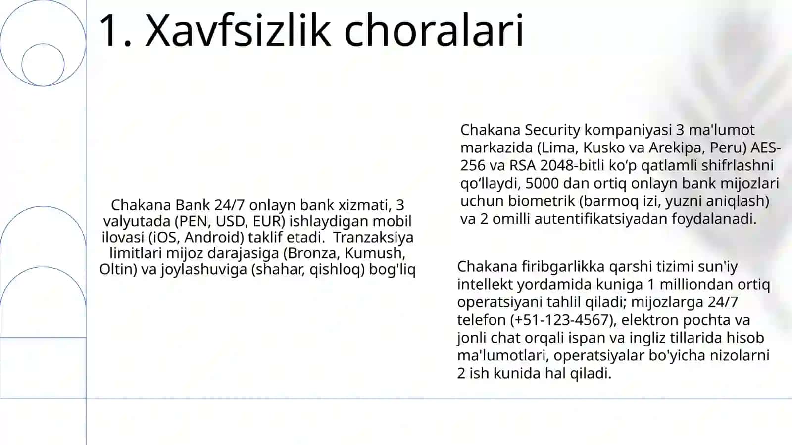 Chakana bank xizmatlari 3