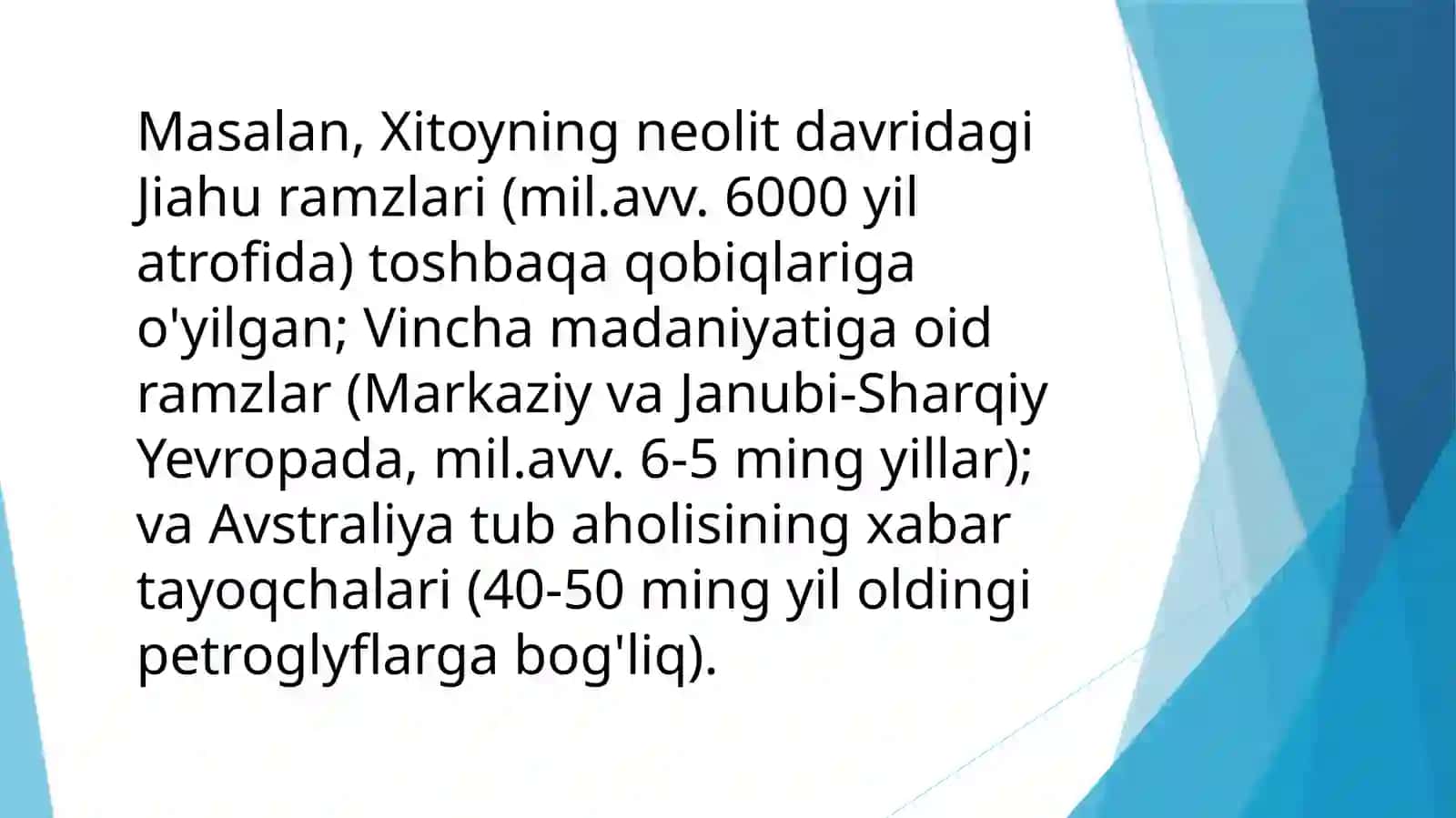 Yozuvning paydo bo’lishi va uning rivojlanish bosqichi 3