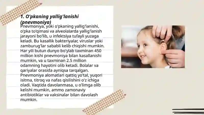 Bollalar papulyatsiyasida kop uchraydigan nafas azolari kasaliklari va uning turlari 3
