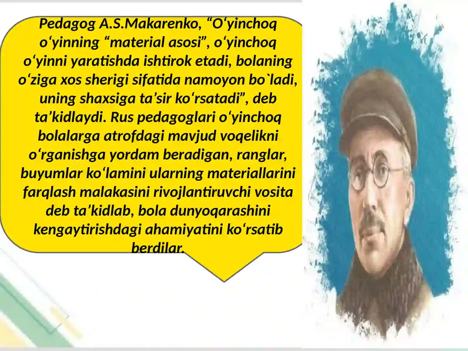 O‘yinchoqlar va predmetlarga qarab hikoya qilishga o‘rgatish 3
