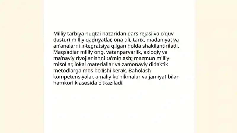 Milliy tarbiya fanini oʻqitishning amaliy asoslari 3