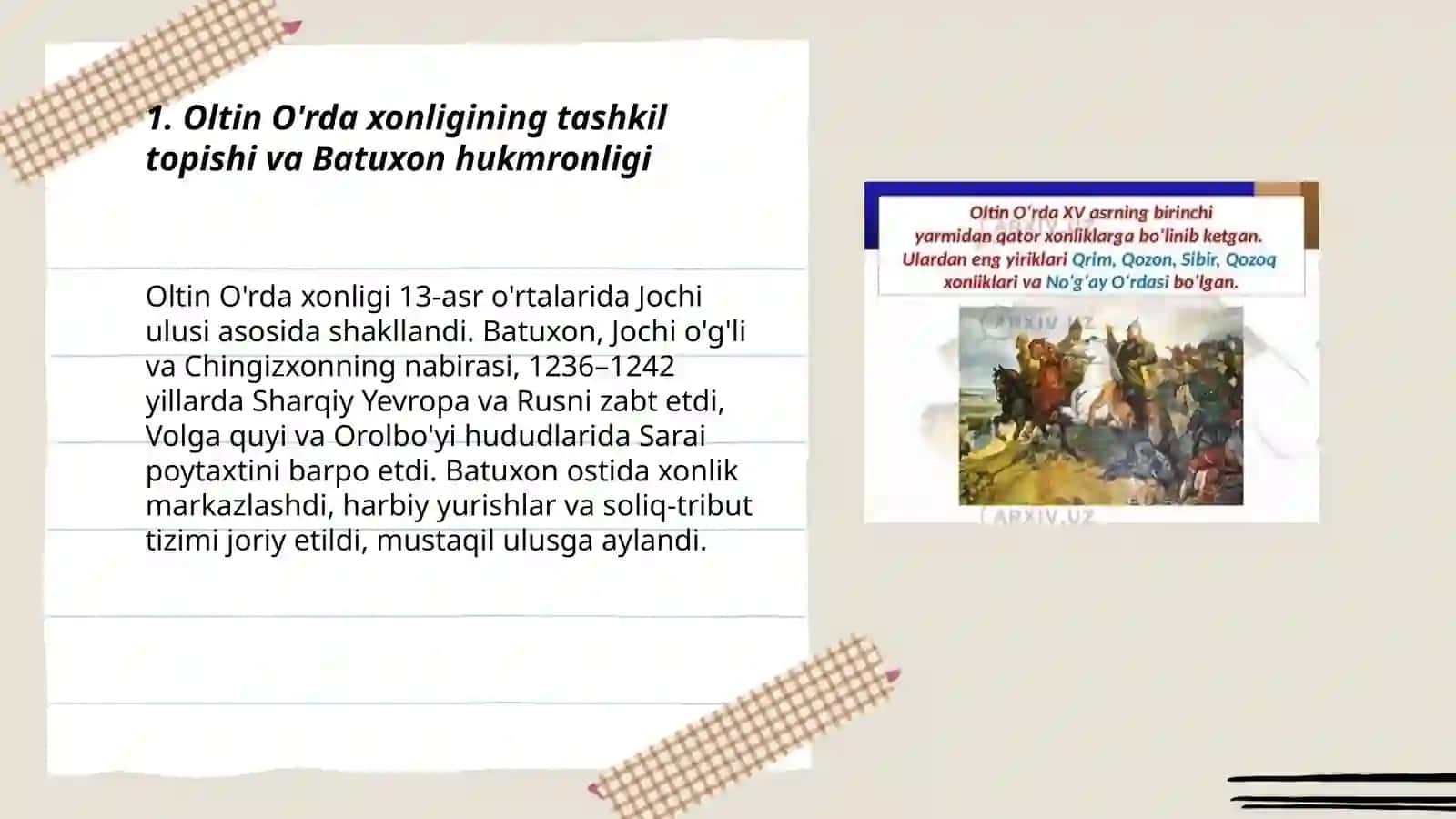 Oltin O'rda xonligi 3