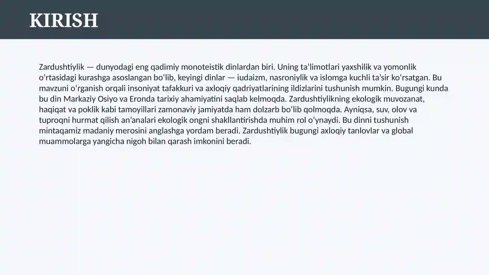 ZARDUSHTIYLIK 3 3